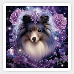 Sheltie Art Sticker